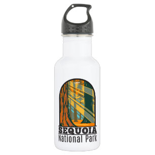 Sequoia Nationaal Park Giant Sequoia Trees Waterfles