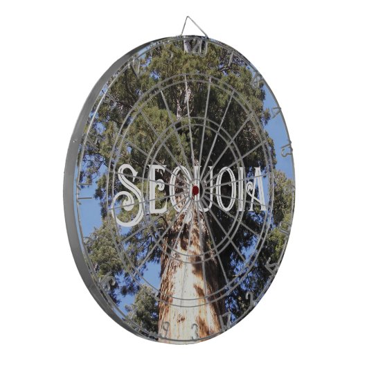Sequoia National Forest Giant Tree Dartbord (Voorkant Links)