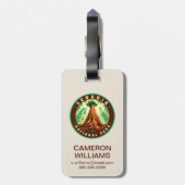 Sequoia National Park Bagagelabel (Achterkant verticaal)