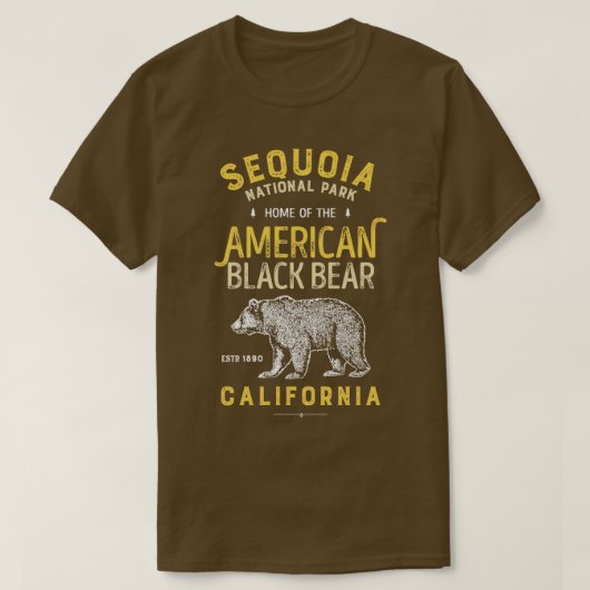 Sequoia National Park California Beer Gift T-shirt (Design voorkant)