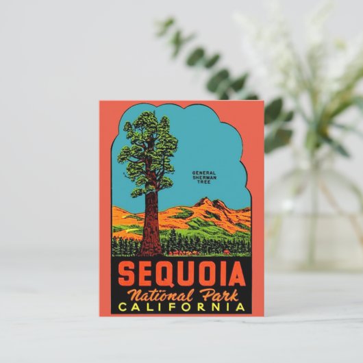 Sequoia National Park California Briefkaart (Staand voorkant)