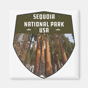 Sequoia National Park California sequoia-bomen Magneet