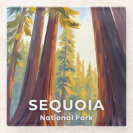 Sequoia National Park | Californië Reizen Glazen Onderzetter