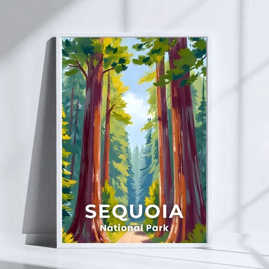 Sequoia National Park | Californië Reizen Poster