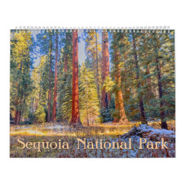 Sequoia National Park Forest Landschappen Kalender