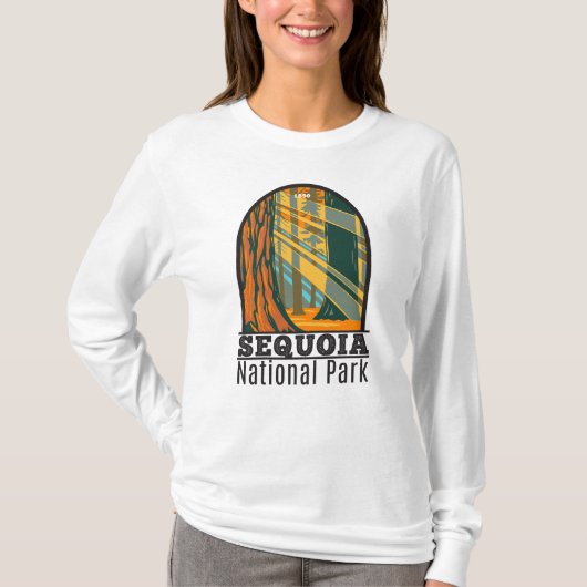 Sequoia National Park Giant Sequoia Trees T-Shirt (Voorkant)