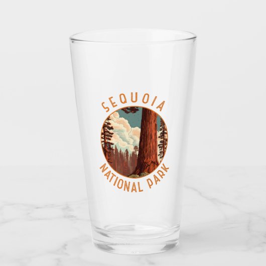 Sequoia National Park Illustratie Verdrietig Glas (Voorkant)