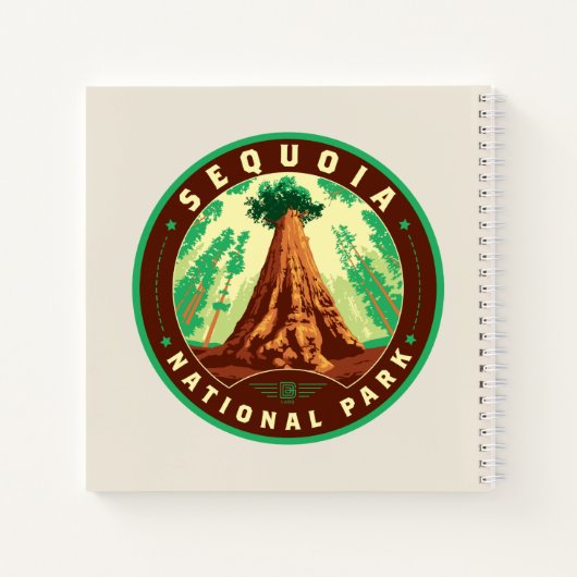 Sequoia National Park Notitieboek (Achterkant)