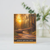 Sequoia National Park | Oude ansichtkaart Briefkaart (Staand voorkant)