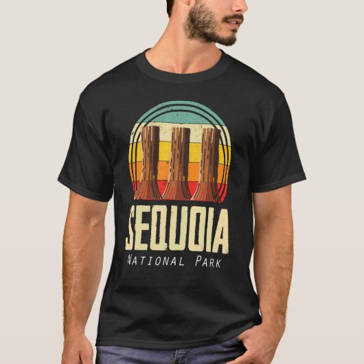 Sequoia National Park Redwood Hiking Natuur Campin T-shirt (Voorkant)