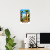 Sequoia National Park Reisprint Poster (Thuiskantoor)