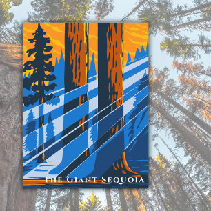  Sequoia National Park Reizen Briefkaart