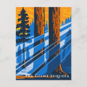  Sequoia National Park Reizen Briefkaart (Voorkant)