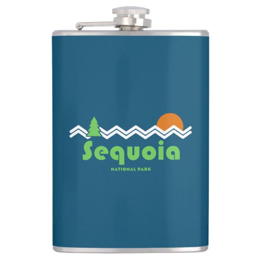 Sequoia National Park Retro Heupfles (Voorkant)