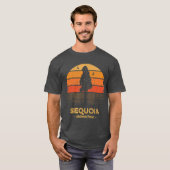 Sequoia National Park Retro Souvenir T-shirt (Voorkant volledig)