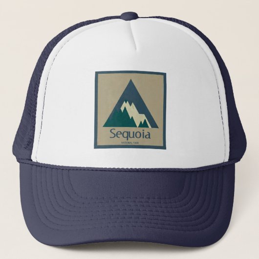 Sequoia National Park Rustic Trucker Pet (Voorkant)