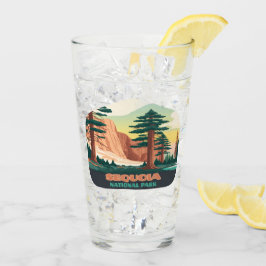 Sequoia National Park Trees Mountains Glas