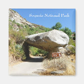 Sequoia National Park / Tunnel Rock Magnet! Magneet (Voorkant)