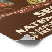 Sequoia National Park USA Vintage Travel Poster (Hoek)