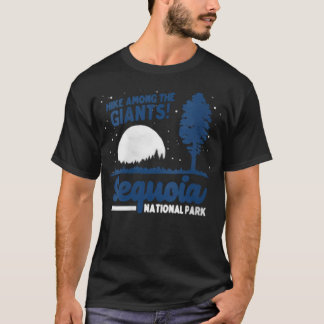 Sequoia National Park Wandeltocht Met Reuzen Retro T-shirt