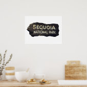 Sequoia National Park Wooden-teken Poster (Keuken)