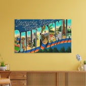 Sequoia Nat'l Park, Californië Canvas Afdruk (Insitu (Woonkamer))