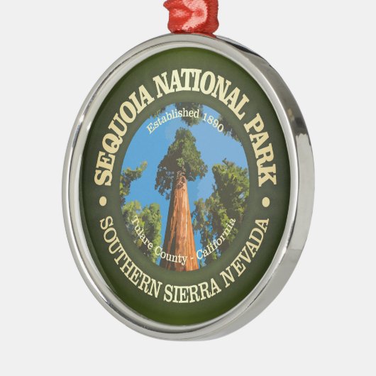 Sequoia NP2 Metalen Ornament (Links)