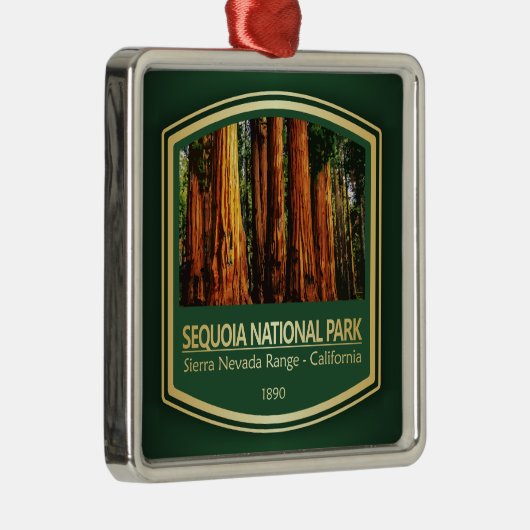 Sequoia NP (PF1) Metalen Ornament (Rechts)