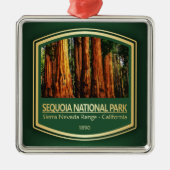Sequoia NP (PF1) Metalen Ornament (Voorkant)