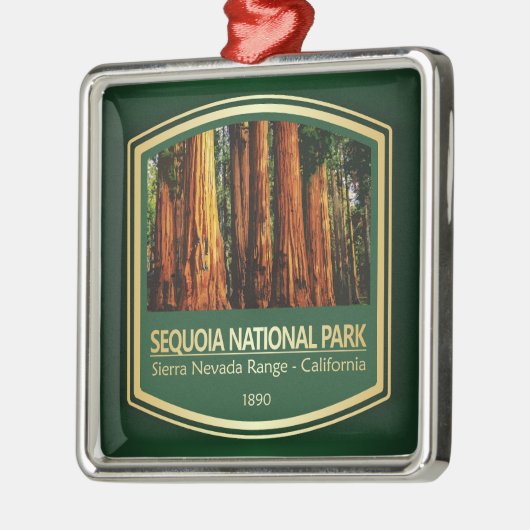 Sequoia NP (PF1) Metalen Ornament (Links)