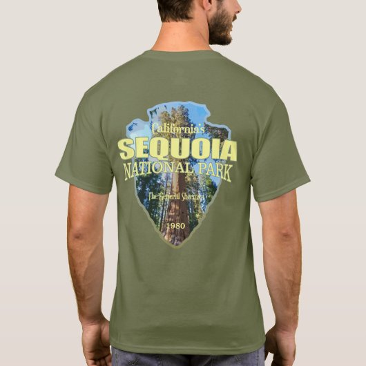 Sequoia NP (pijlpunt) T-shirt (Achterkant)