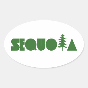 Sequoia Ovale Sticker
