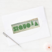 Sequoia Ovale Sticker (Envelop)
