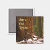 Sequoia Save the Trees Magnet (Voorkant / Achterkant)