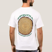 Sequoia Sempervirens T-shirt (Achterkant)