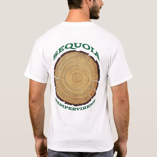 Sequoia Sempervirens T-shirt (Achterkant)