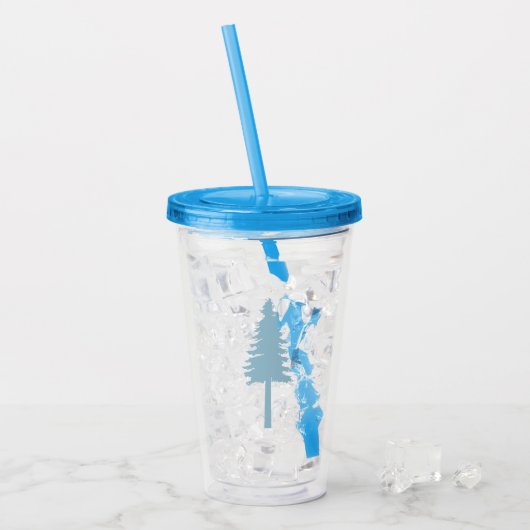 Sequoia Tree Tumbler Acryl Drinkbeker (Voorkant ijs)