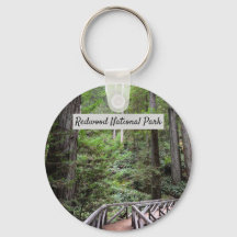 Sequoia's met houten brug | Redwood National Park