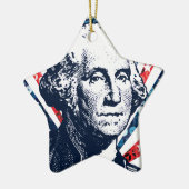 sequoigeorge washington keramisch ornament (Links)