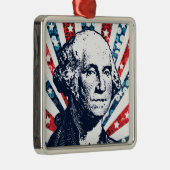 sequoigeorge washington metalen ornament (Rechts)