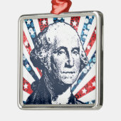 sequoigeorge washington metalen ornament (Links)