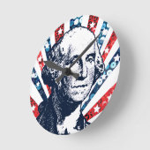 sequoigeorge washington ronde klok (Hoek)
