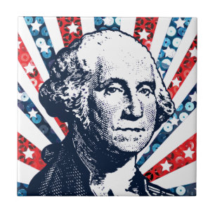 sequoigeorge washington tegeltje