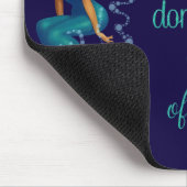 sequoivalepoot Pinup Mermaid in Diamonds Quote Muismat (Hoek)