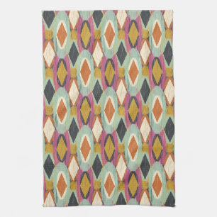 Sequoyah Oval Ikat Theedoek
