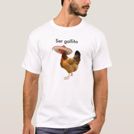 Ser gallito Mexican Rooster Mannen Basic T-Shirt