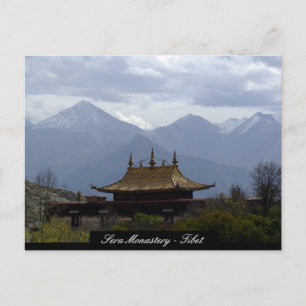 Sera-klooster, Tibetaanse tempels, Lhasa, Tibet Briefkaart