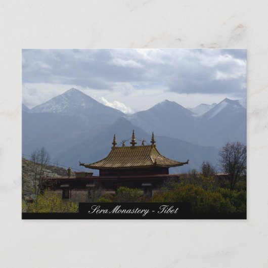 Sera-klooster, Tibetaanse tempels, Lhasa, Tibet Briefkaart (Voorkant)