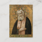 Serafijn van Sarov Orthodoxe Gebed Kaart Plaatskaartje (Voorkant)