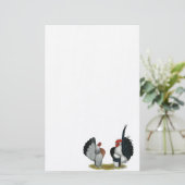 Serama Bantams Briefpapier (Staand voorkant)